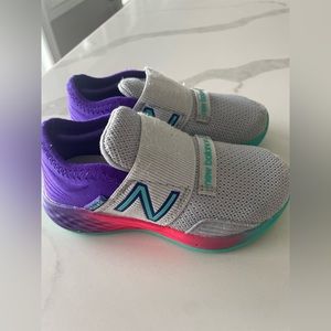 Toddler girls, new balance slip on tennis shoe